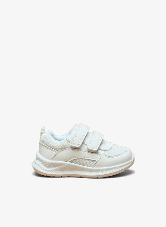 Barefeet Mesh Detailed Sneakers with Hook and Loop Closure