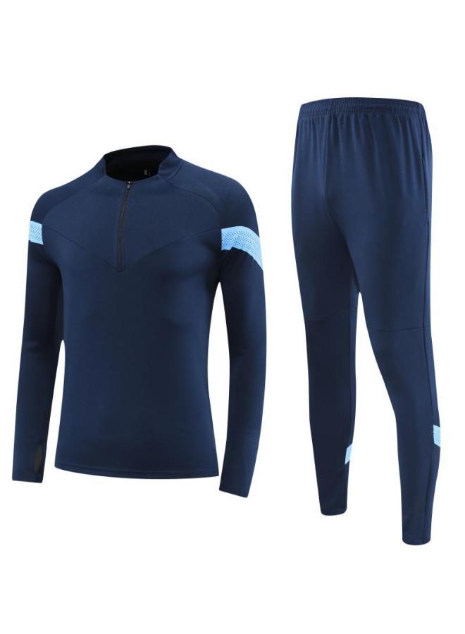 New Adult Children's Football Suit Suit Boys' Long-sleeved Jersey Football Match Training Suit Sports Jacket Trousers