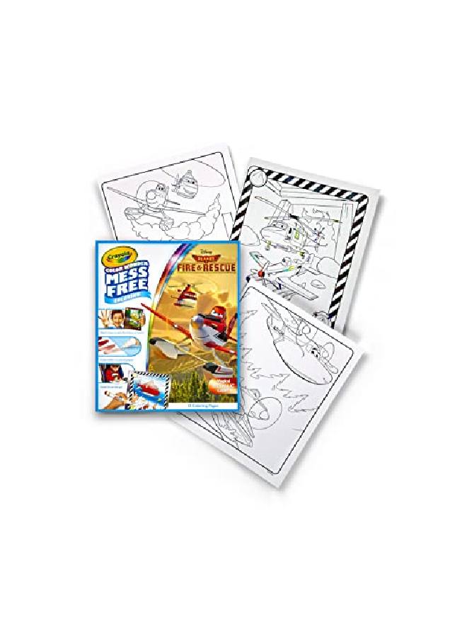 Crayola Planes Fire And Rescue Color Wonder Refill 18 Mess Free Coloring Pages Gift For Kids - Image 3