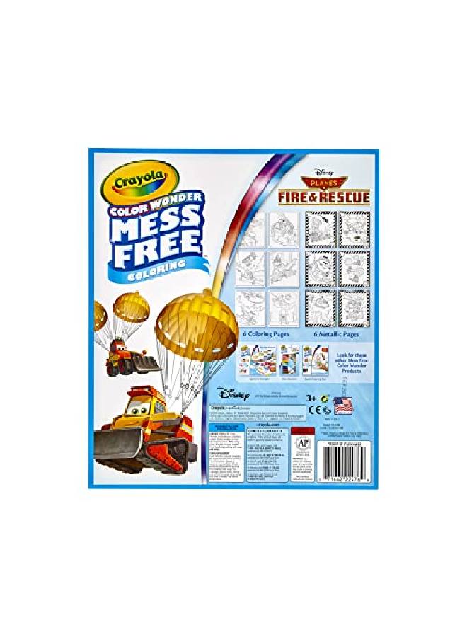 Crayola Planes Fire And Rescue Color Wonder Refill 18 Mess Free Coloring Pages Gift For Kids - Image 5