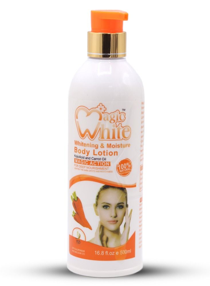 Magic White Body Lotion With Carrot Oil 500 Ml