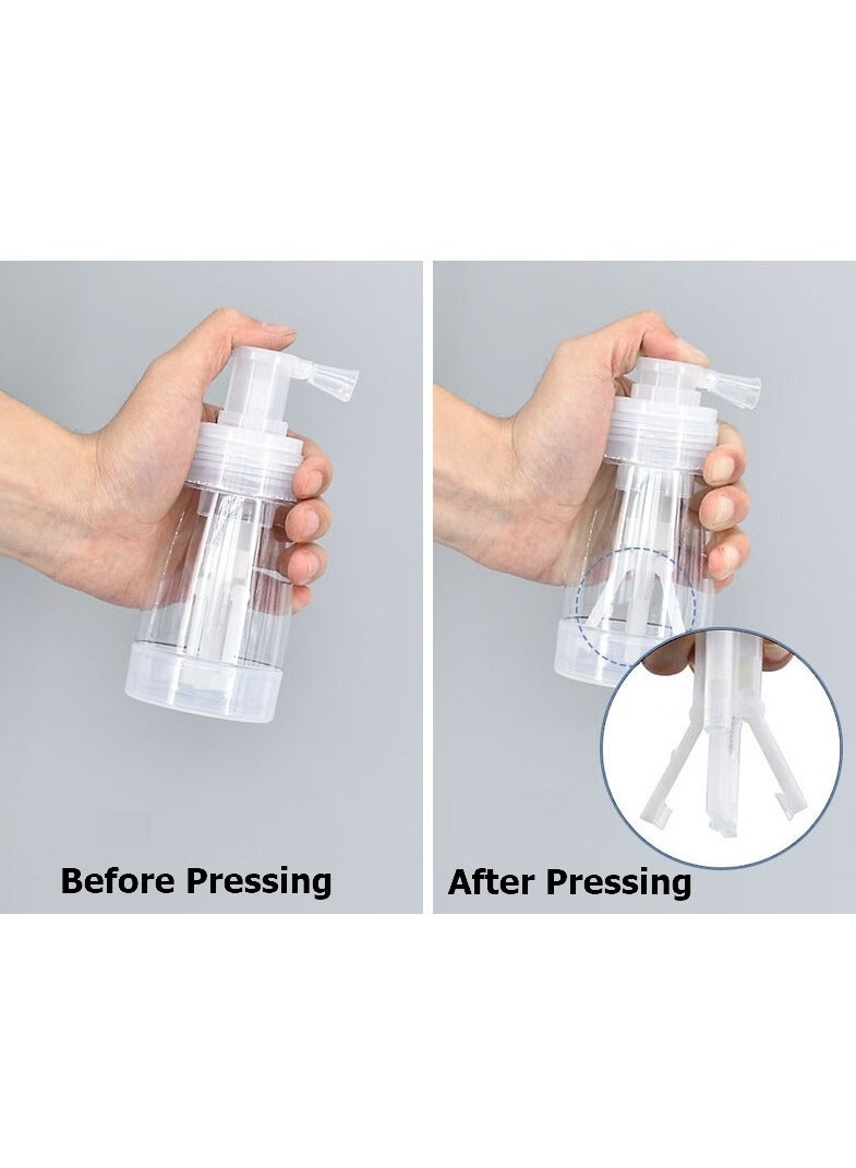 Powder Spray Bottle,Refillable Powder Makeup Container,Trip Cosmetic Bottle,Talcum Powder Storage Case, 2Pcs(180ml) - Image 3