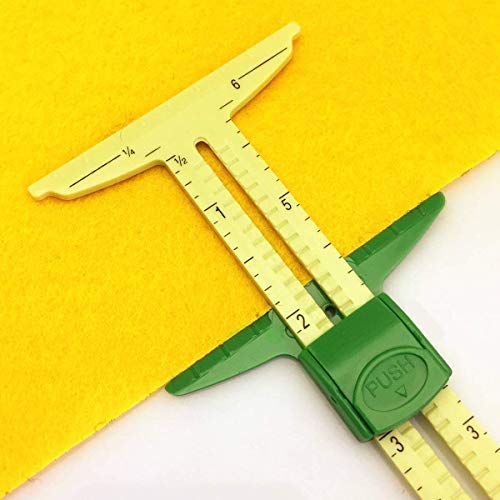 YEQIN 5-in-1 Sliding Gauge Measuring Sewing Tool - Image 1