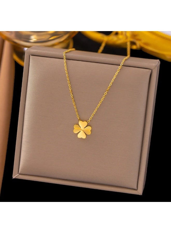 Pure Gold Look Ligant Necklace - Luxury Royal Design Chain for Women - High-Quality Gold Plated Fashion Jewelry