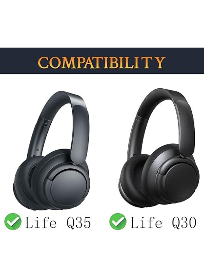 QIRG Replacement Ear Pads for Anker Soundcore Q30 and Soundcore Q35 Headphones Ear Cushions, Headset Earpads, Ear Cups Cover Repair Parts (Blue) - Image 2