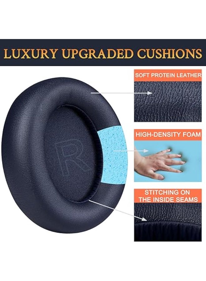 QIRG Replacement Ear Pads for Anker Soundcore Q30 and Soundcore Q35 Headphones Ear Cushions, Headset Earpads, Ear Cups Cover Repair Parts (Blue) - Image 3