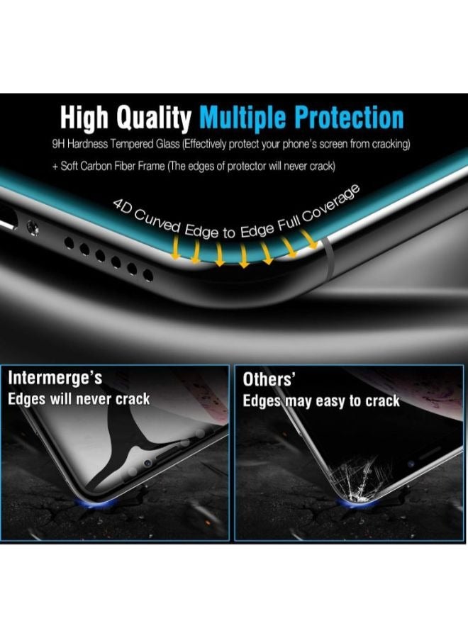 Anti Spy Privacy Screen Protector For iPhone 11 Black - Image 2