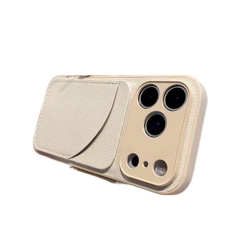 Protective Case | Hermes Orange | Leather Texture | Card Holder | Drop Protection | Shockproof Cover for iPhone 17 / 17 Air / 17 Pro / 17 Pro Max - Image 1