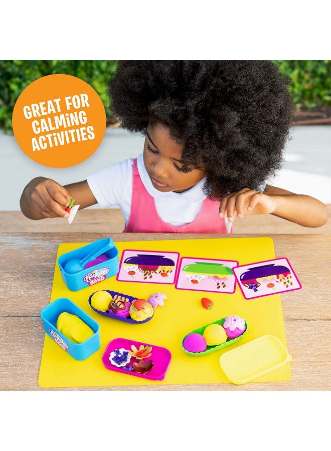 Educational Insights Playfoam Sand Ice Cream Sundae Set Play Sand Sensory Toy Gift For Kids Ages 3+ - Image 3