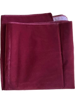 Sera Okey Game Table Cloth Thin Velvet 140X140 Claret Red  - Image 1