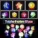 Ynanimery 65 Pack Light Up Rings Glow in The Dark Party Supplies Glow Rings Bulk Party Favors for Kids Adults LED Colorful Rubber Ring Surprise Gift for Birthday Christmas Easter Egg Fillers Party Decorations - Image 4