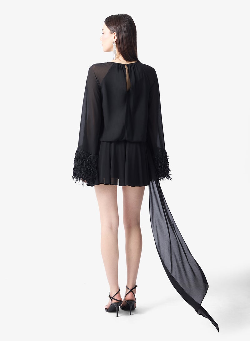 Jaded Rose Elegant Feminine Fit Short Dress - Image 2