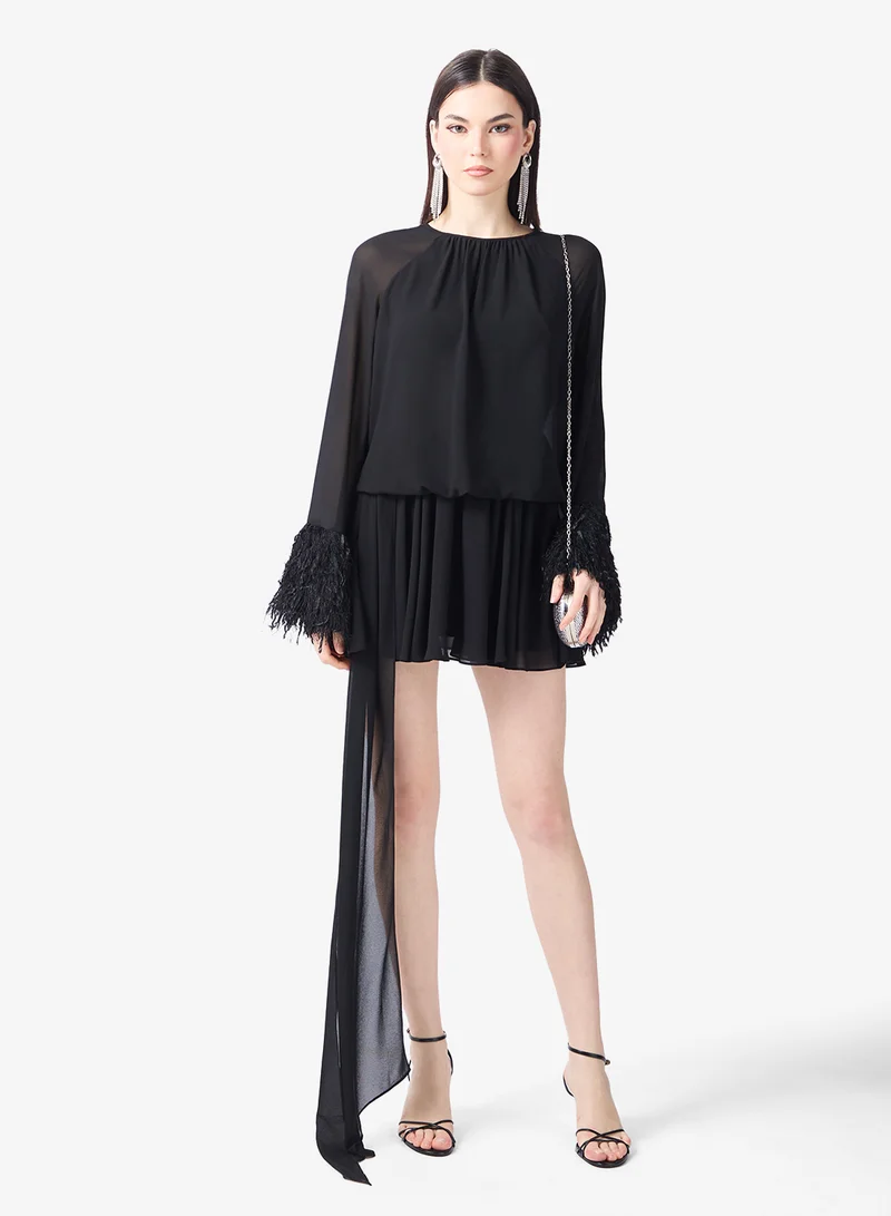 Elegant Feminine Fit Short Dress