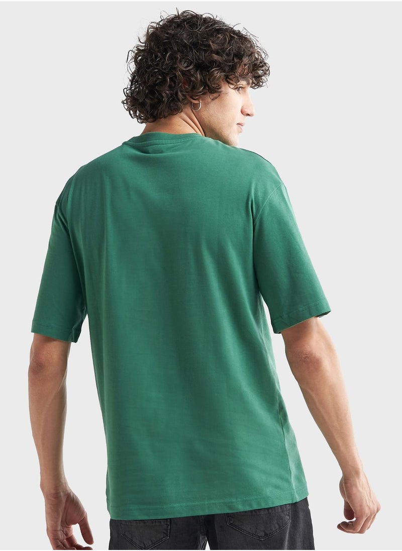 FAV Logo Printed Crew Neck T-Shirt  - Image 2