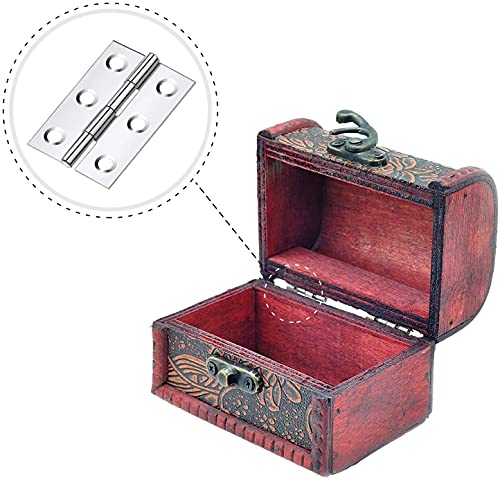 ZAQW 20Pcs Stainless Steel Folding Hinge 2 inch Door and Window Hinge is assigned 120 Screws - Image 5