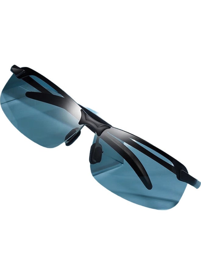GOGOSOON Polarized Night Vision Sunglasses Men Driver Driving Glasses Fishing Sunglasses Day Night Dual-Use Driving Special Glasses - Image 2