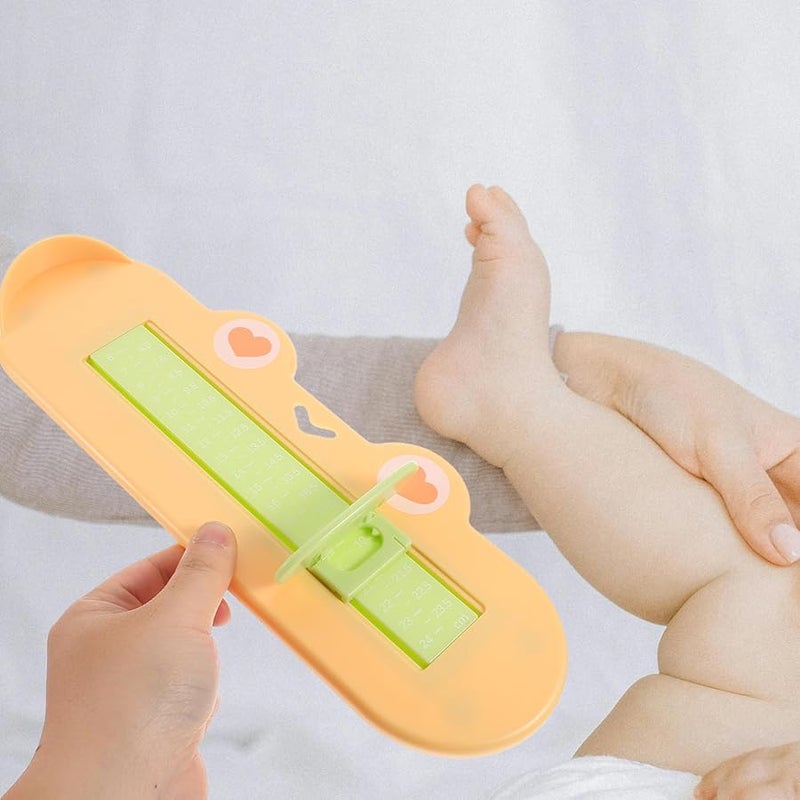جهاز قياس قدم الأطفال الأصفر لقياس الحذاء بدقة في المنزل - Image 5