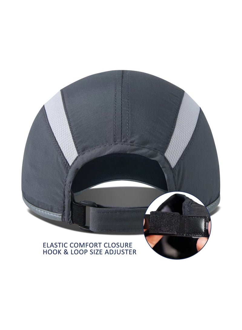 Uni Reflective Baseball Cap - Adjustable, Folding Outdoor Hat with UPF 50+ Sun Protection, Cools When Wet, Perfect for Sports - Image 3