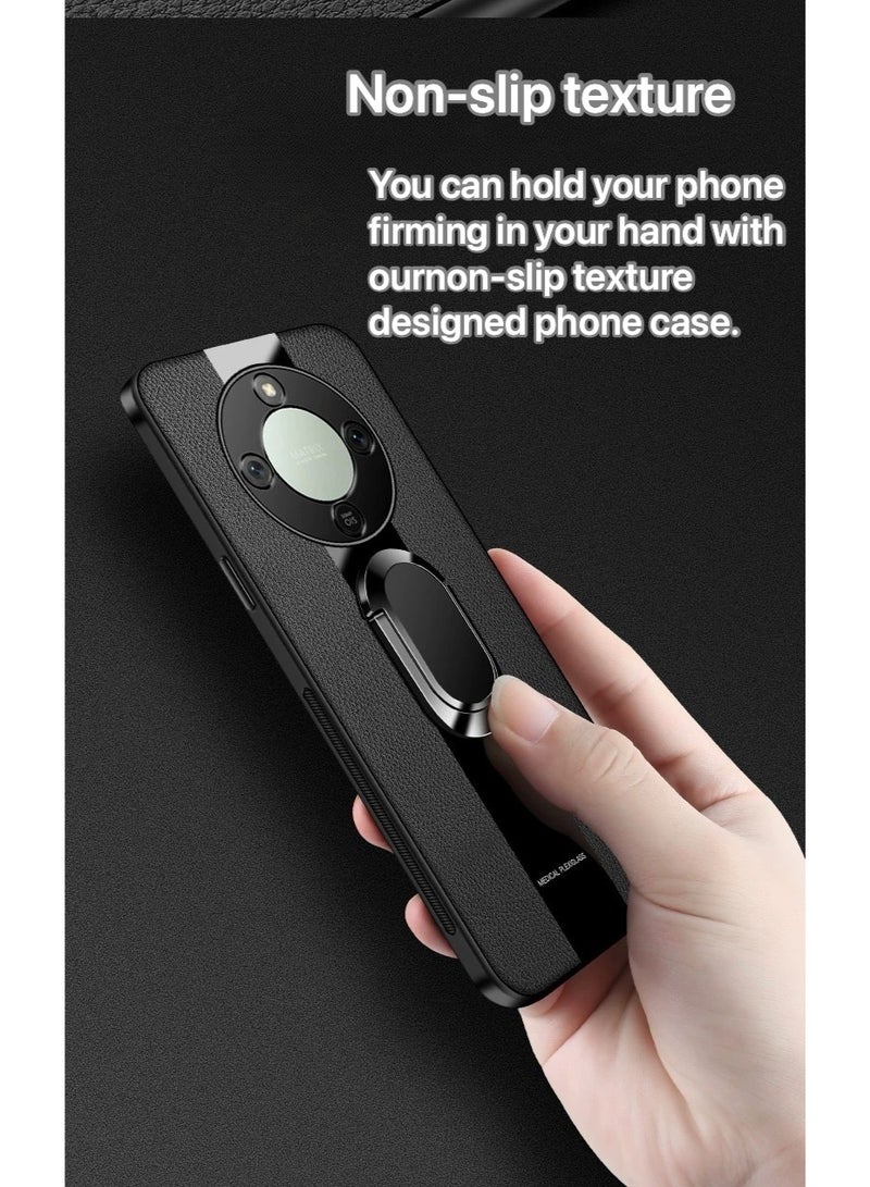 Honor X9d 5G Protective Phone Case, Heavy Duty Shockproof with Ring Holder & Sliding Camera Cover,  Red - Image 5