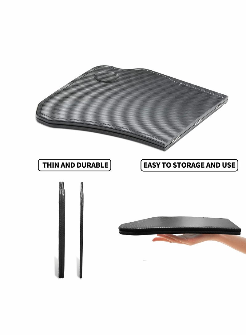 Excefore Tesla Foldable Tray Car Laptop Table for Model Y Model 3 Car Desk for Working and Food Eating During Road Trips and Charging - Image 4