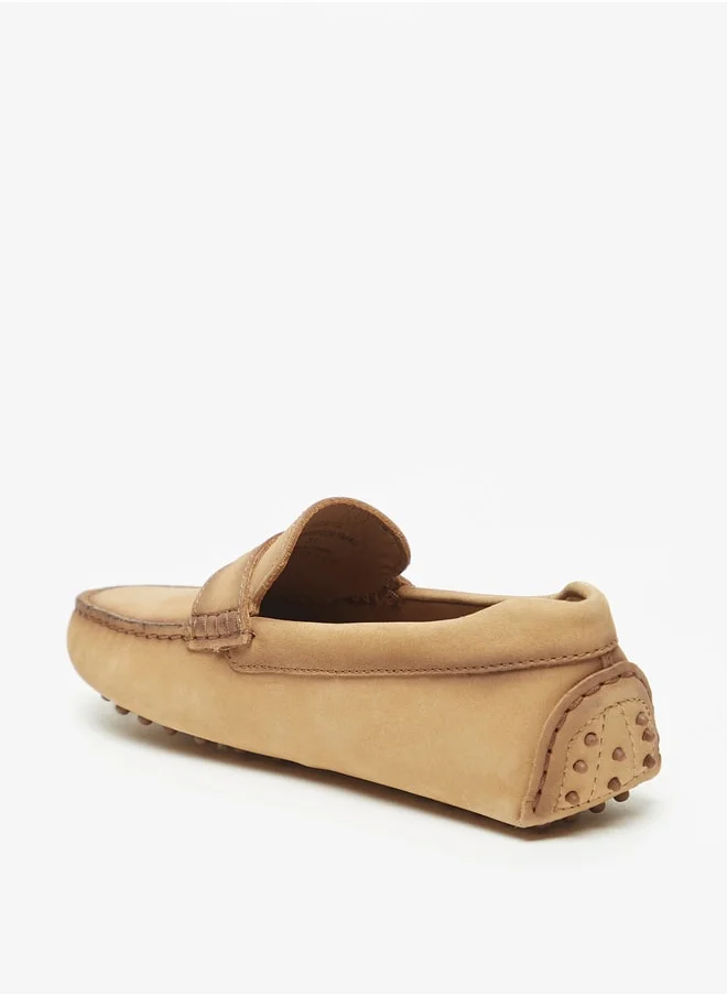 سيد دوتشيني Boys Solid Slip-On Mocassins