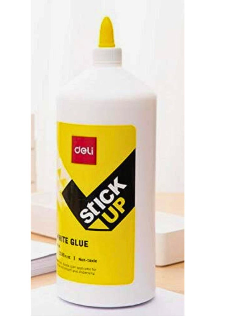 Deli غراء لاصق 1000 مل أبيض/أسود/أصفر - Image 1