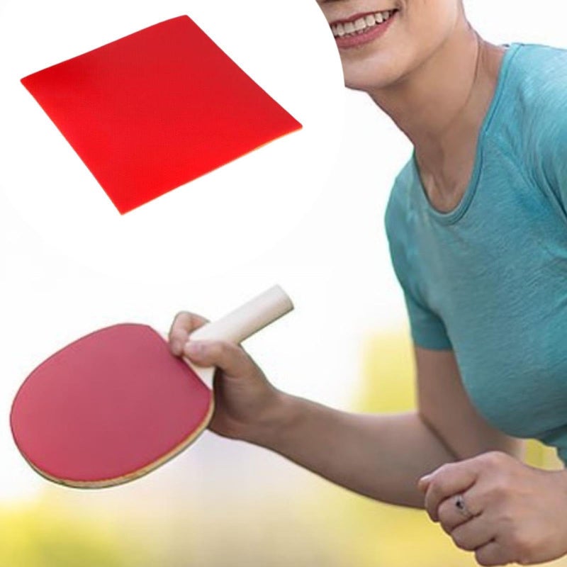 Red Table Tennis Paddle Rubber for Adults and Beginners - Image 3