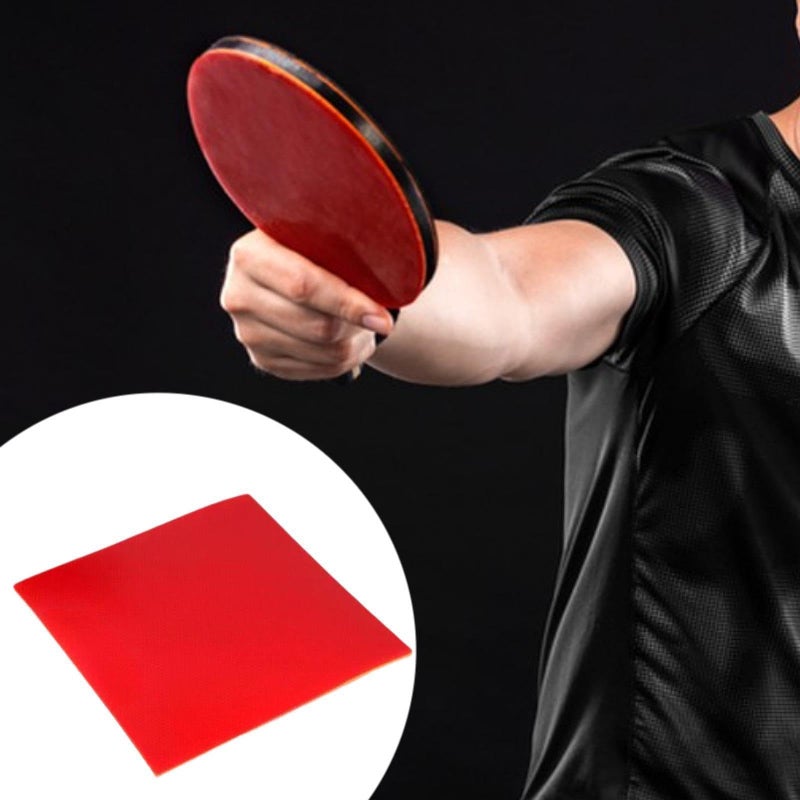 Red Table Tennis Paddle Rubber for Adults and Beginners - Image 4