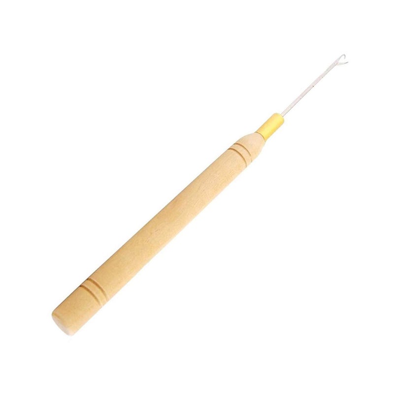 Dsoar Latch Hook Crochet Needle for Dreadlock Extensions Pulling Microneedle for Tinsel Hair ExtensionEmbroidery needlesFeather and Dreads Installation