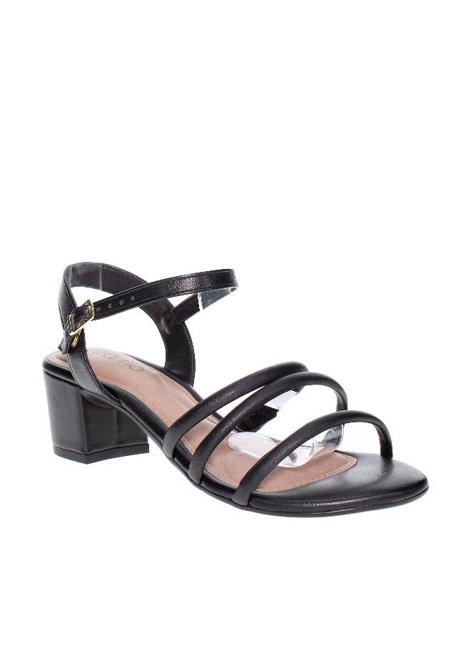 Beira Rio - Beira Rio Ladies Low Heel Sandals Black | Made In Brazil - Image 1