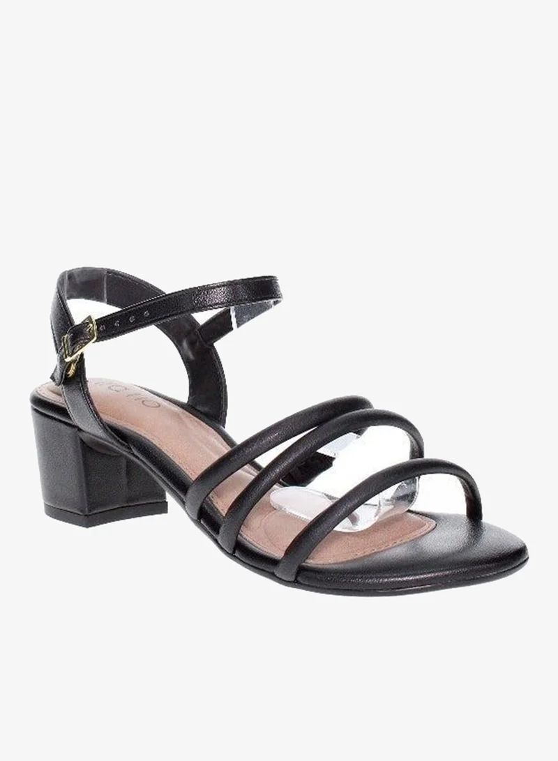 Beira Rio Black Heels Sandal for Women – Stylish Ladies Heel Sandals & Sling Back Heels for Girls for Women | Best Price UAE