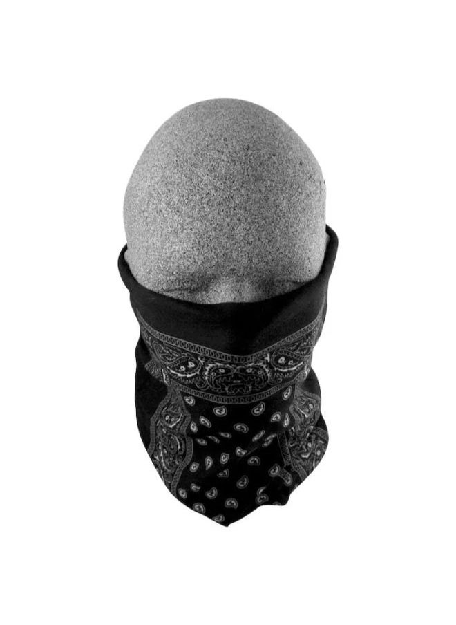 Zan Headgear Zan® Motley Tube® Polyester Black Paisley 