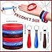 Simgoing 120 Pcs Spider Party Favors Include Spider Sunglasses Web Gift Tote Bags Blue Red Black Rubber Wristbands Silicone Keychains and Sticky Webs for Birthday Comic Themed Party Decoration - Image 4