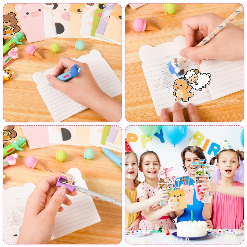 LiYiQ 247-Piece Stationery Set for Student Rewards, Pencil Erasers Notebook Stickers for Classroom Party Goodie Bags and Prizes - Image 5