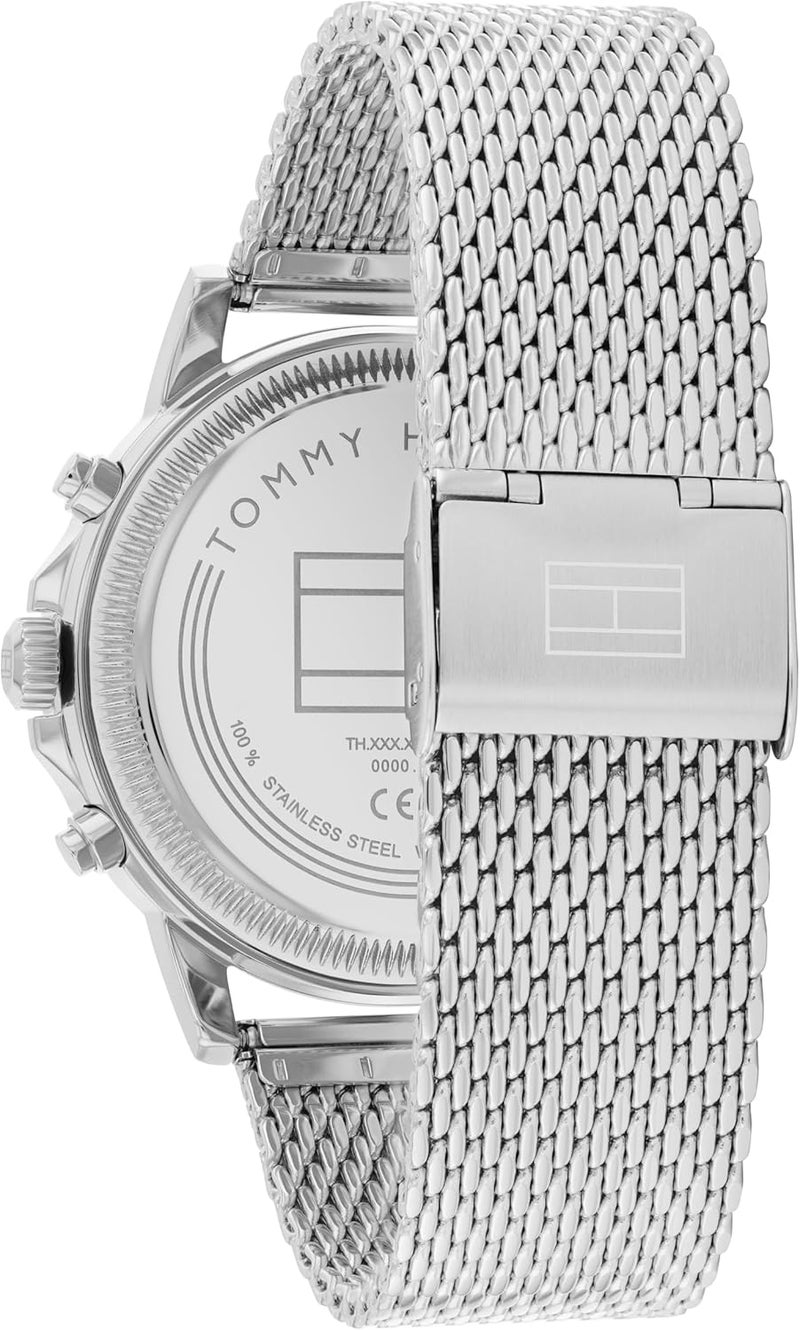 Tommy Hilfiger Men's Navy Dial Stainless Steel Bracelet Watch - Image 3