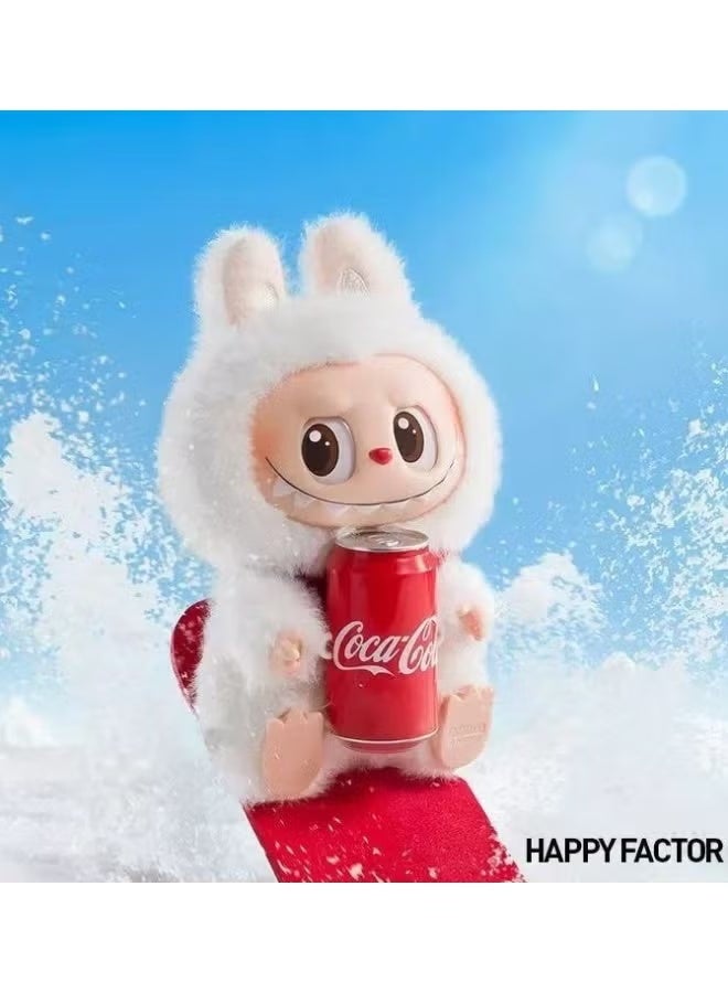 Doll Pendant,Cola-Labubu Vinyl Plush Doll 17 cm, Limited Edition-Happy Factor - Image 1