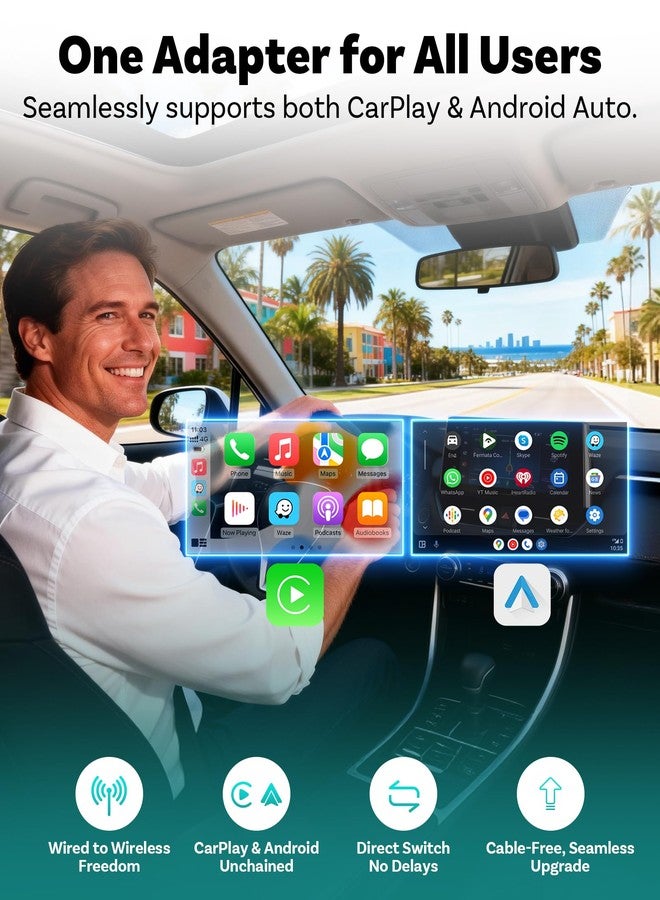 Ottocast Mini Pico Wireless Adapter - Seamless CarPlay for iPhone - Image 2