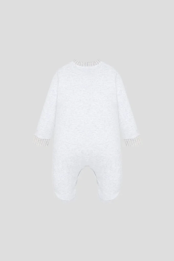 Choupette Grey melange striped overall - Choupette