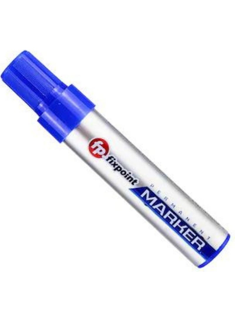 Fixpoint jumbo Marker Pen 10MM Blue 10 Pieces  - Image 1