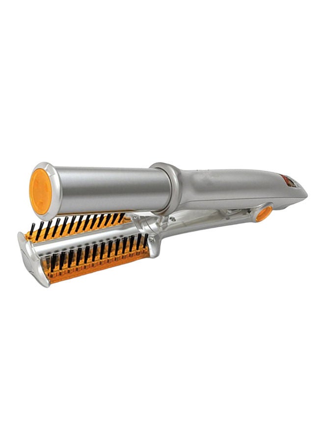 NIBEMINENT Multi-Function Automatic Hair Curler Straight Splint Roll Silver/Orange 29.5 X 6 6.5cm - Image 1