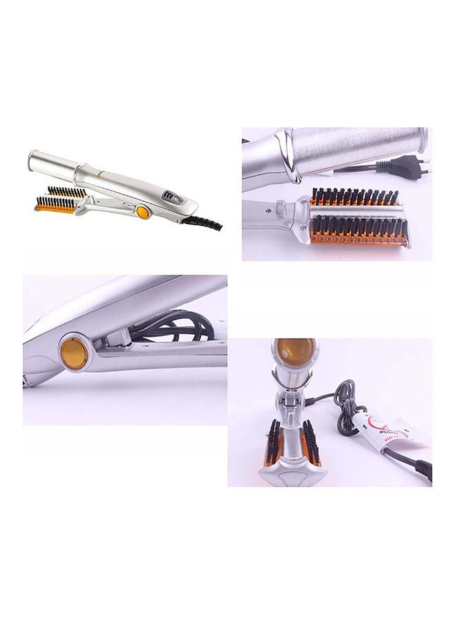 NIBEMINENT Multi-Function Automatic Hair Curler Straight Splint Roll Silver/Orange 29.5 X 6 6.5cm - Image 2