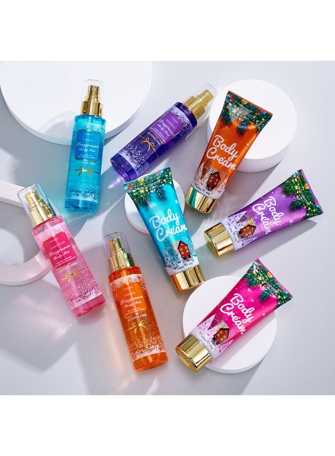 Kormesic مجموعة العناية بالجسم 120 مل + 100 جرام - مجموعة عطر رومانسي - Image 3