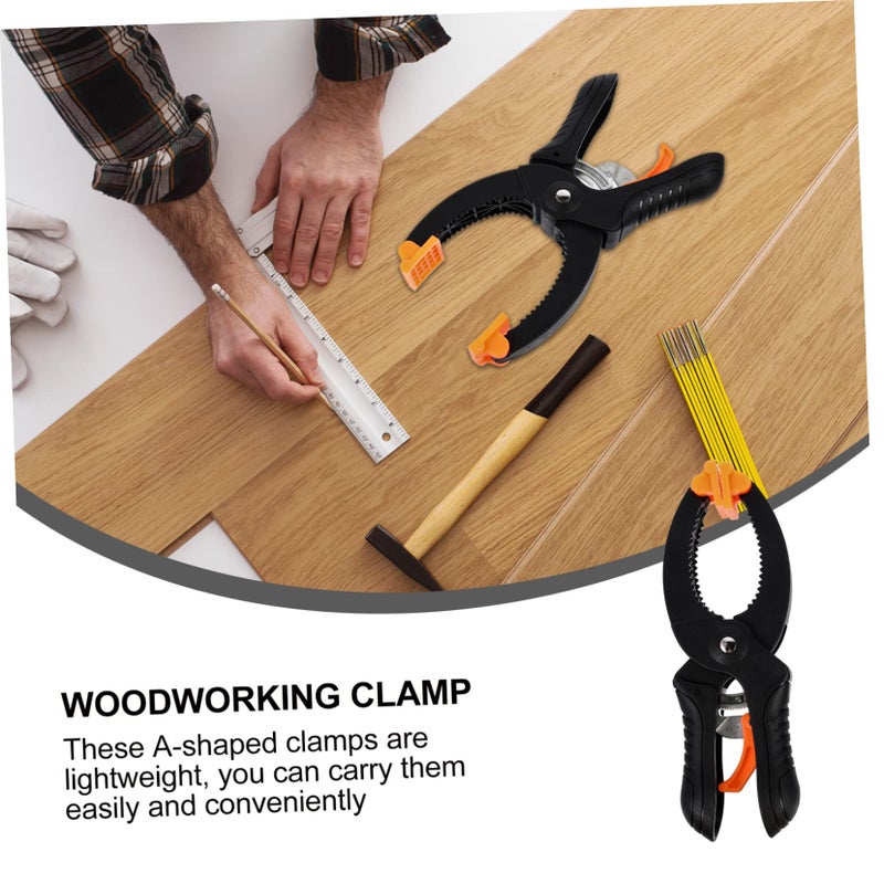 2 Pack Quick Release Spring Clamps for Photography Backdrop Woodworking Crafts Lightweight Portable Design - Image 5
