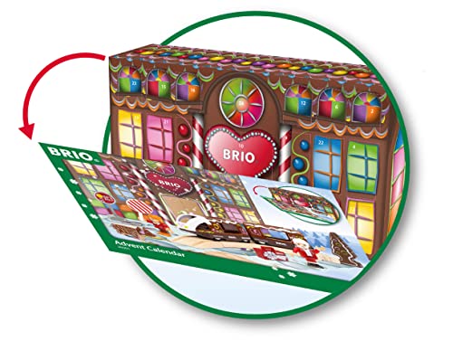 Brio تقويم عيد الميلاد 36001 من BRIO World 2022 مجموعة قطار ملحقات للأطفال من عمر 3 سنوات وما فوق متوافقة مع جميع مجموعات السكك الحديدية - Image 5