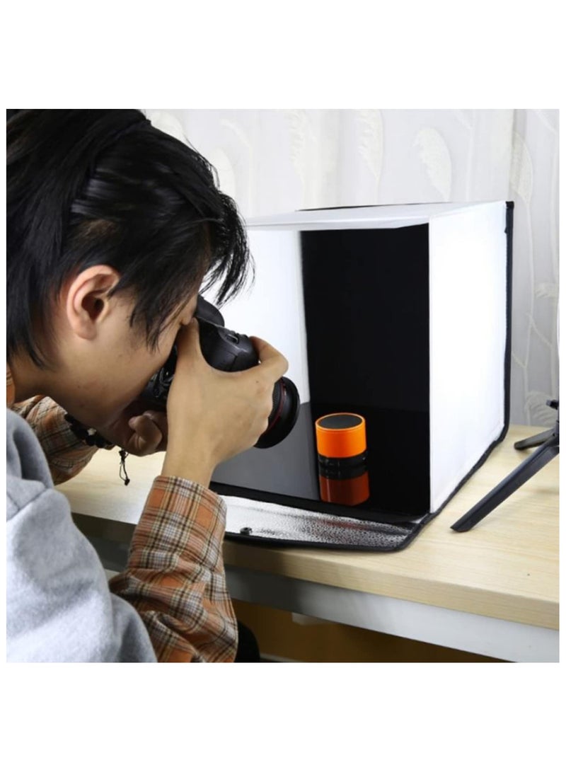 "لوحة عاكسة فوتوغرافية 30 × 30 سم، أكريليك بلاستيكي، بخلفية بيضاء وسوداء، لوحة عرض صور للاستوديو والكاميرا، للمصورين المحترفين (قطعتان)" - Image 4