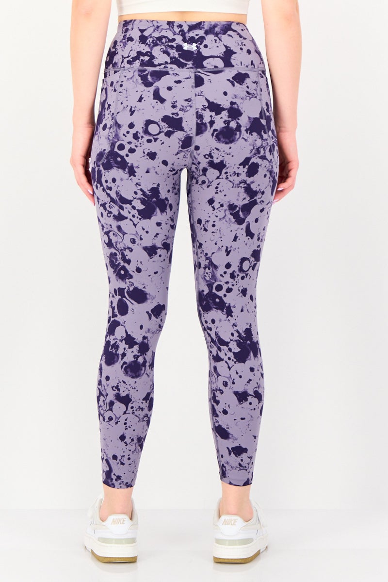 UNDER ARMOUR Women Sportswear Fit Training Pull On Ankle Leggings, Multicolor - Image 2