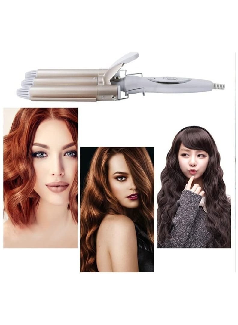 ELTRAZONE Professional Hair Tools Curling Iron Ceramic Triple Barrel Hair Styler Hair Waver Styling Tools Hair Curlers Electric Curling - Image 4