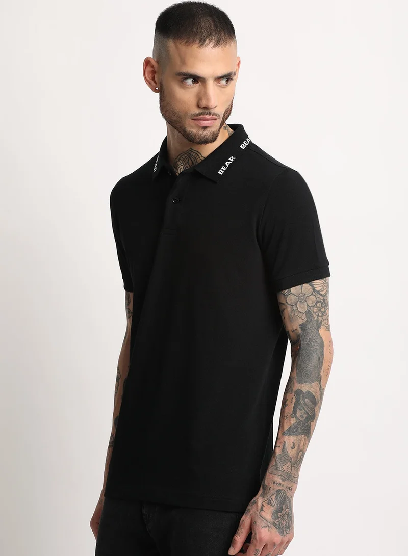 THE BEAR HOUSE Men’s Polo T-Shirt – Soft, Breathable Cotton, Classic Fit for All-Day Comfort, Stylish Casual Shirt for Summer, Everyday Wear & Outdoor Activities