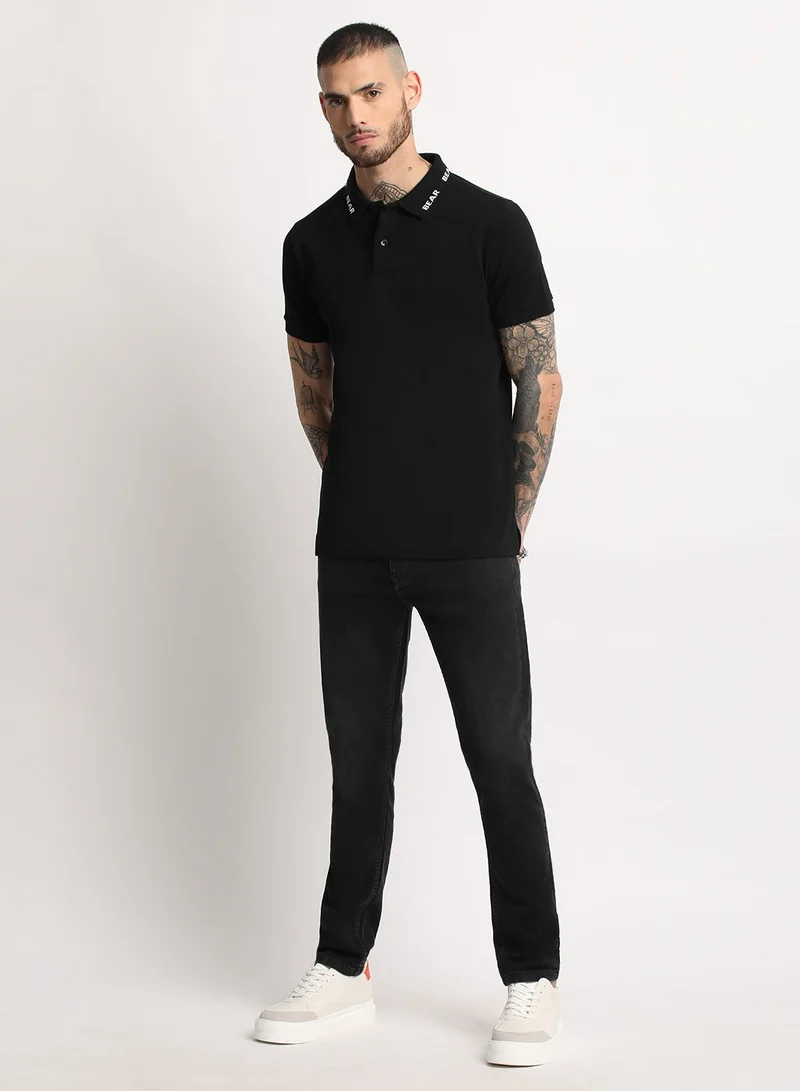 THE BEAR HOUSE Men’s Polo T-Shirt – Soft, Breathable Cotton, Classic Fit for All-Day Comfort, Stylish Casual Shirt for Summer, Everyday Wear & Outdoor Activities