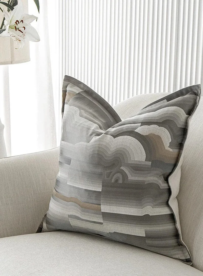 KNOT HOME Cushion Claudine Laurent (with filler) Pillow Knot Home Cover Set for Modern Sofa Contemporary Living Room Bedroom and Office Soft Washable